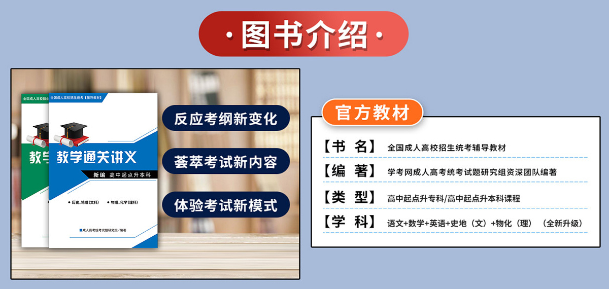福建成考網學習中心成考考前輔導教材上線了!